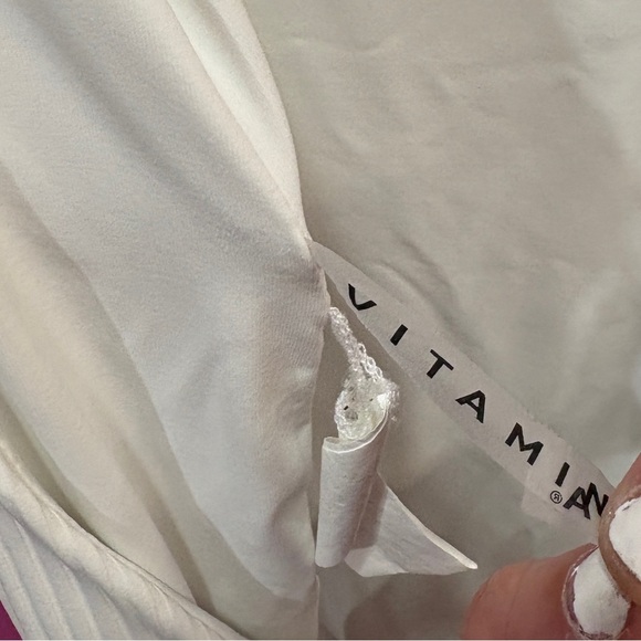 Vitamin A Leah Eco Rib One Piece Swimsuit White - Picture 5 of 6